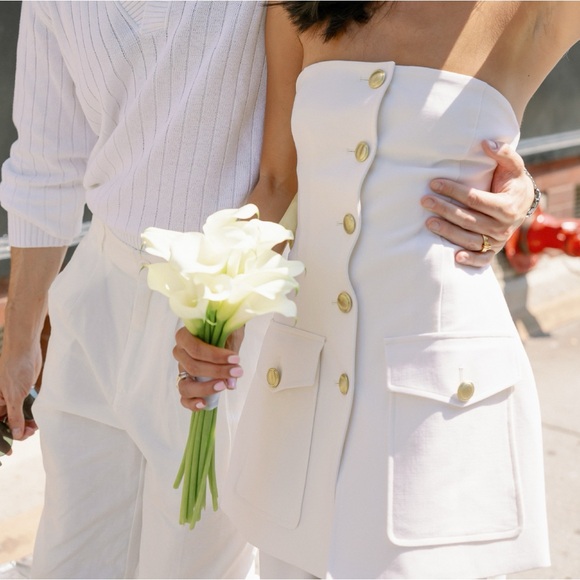 NWT Rosetta Getty Strapless Cargo Top Size 6 $1450 - Picture 2 of 12